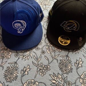 La Rams 59fifty Hat Lot